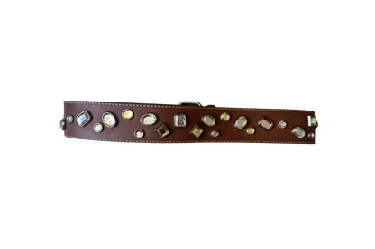 Celine Crystal Studded Belt