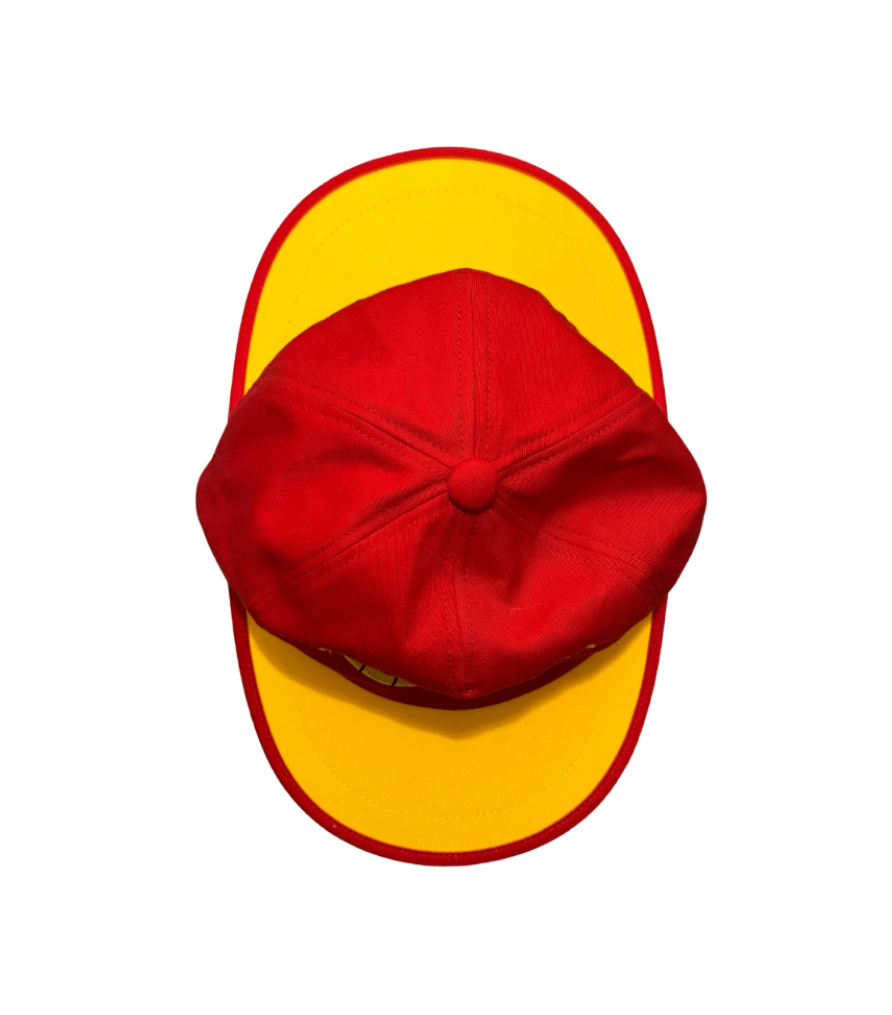 Moschino Cheap & Chic Double Brimmed Red Hat