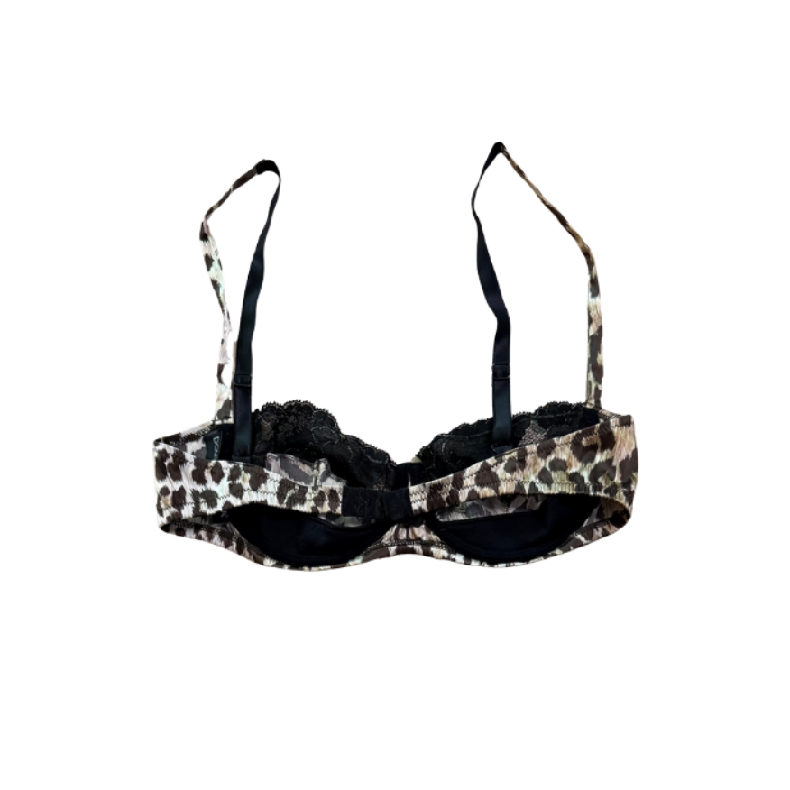 Dolce & Gabbana Leopard Lace Bra