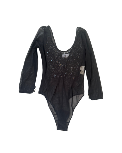 Gianfranco Ferré Mesh Rhinestone Bodysuit