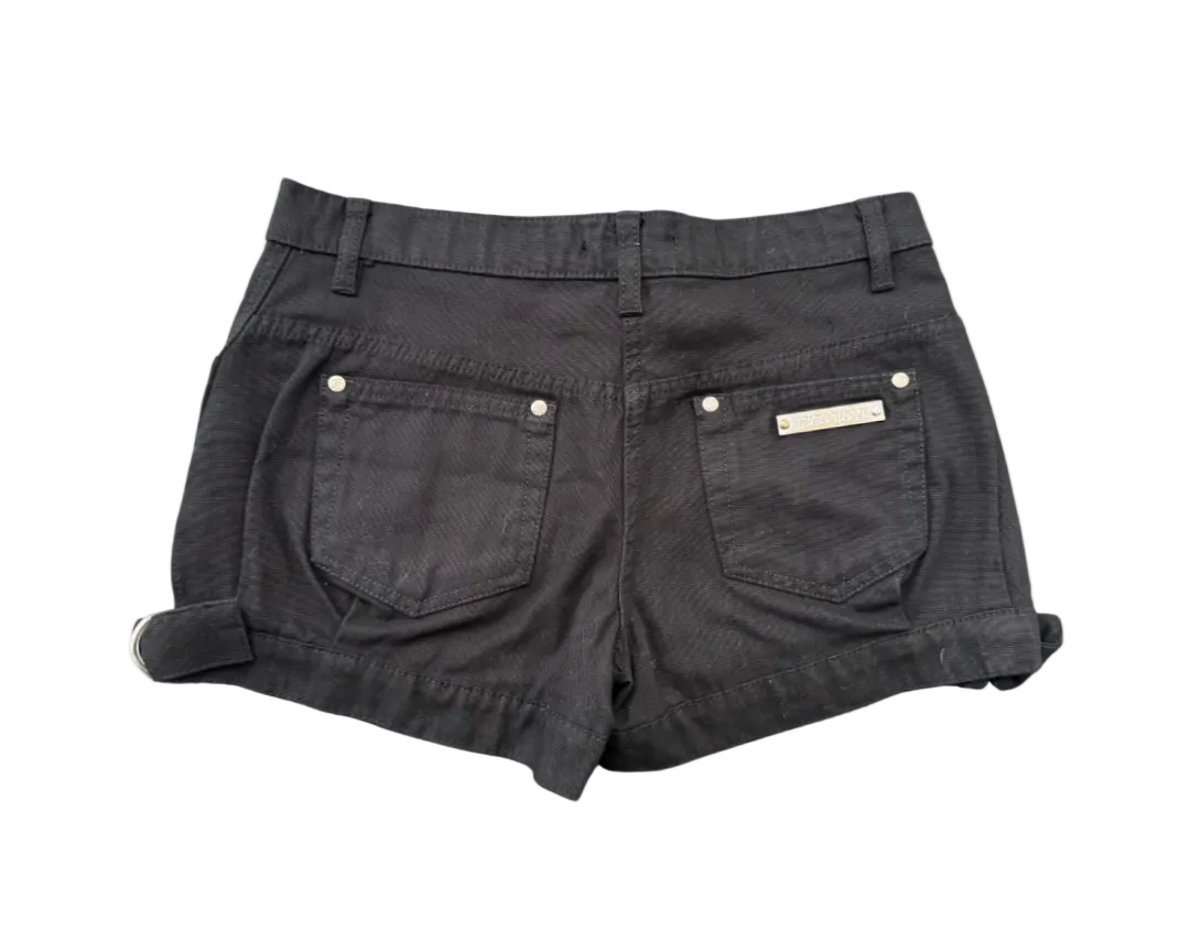 Roberto Cavalli Black Mini Shorts