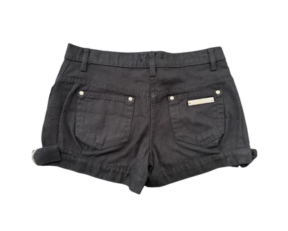 Roberto Cavalli Black Mini Shorts