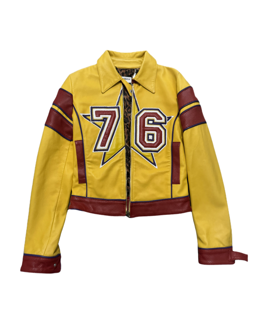Dolce & Gabbana "Michigan” “76” Leather Jacket