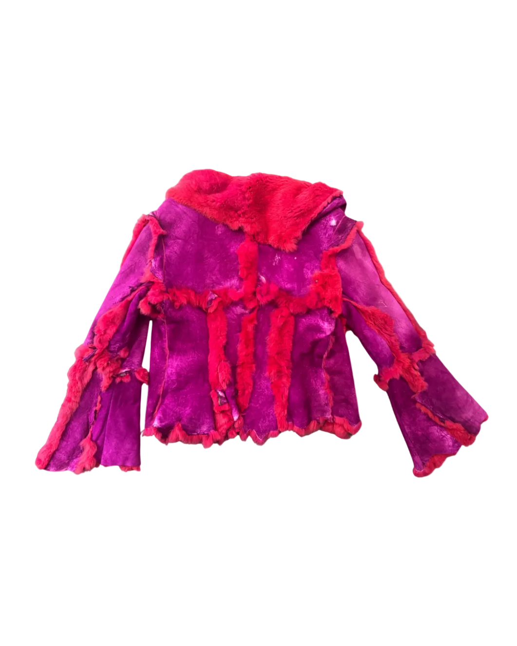 Roberto Cavalli Fuchsia Reversible Fur Coat
