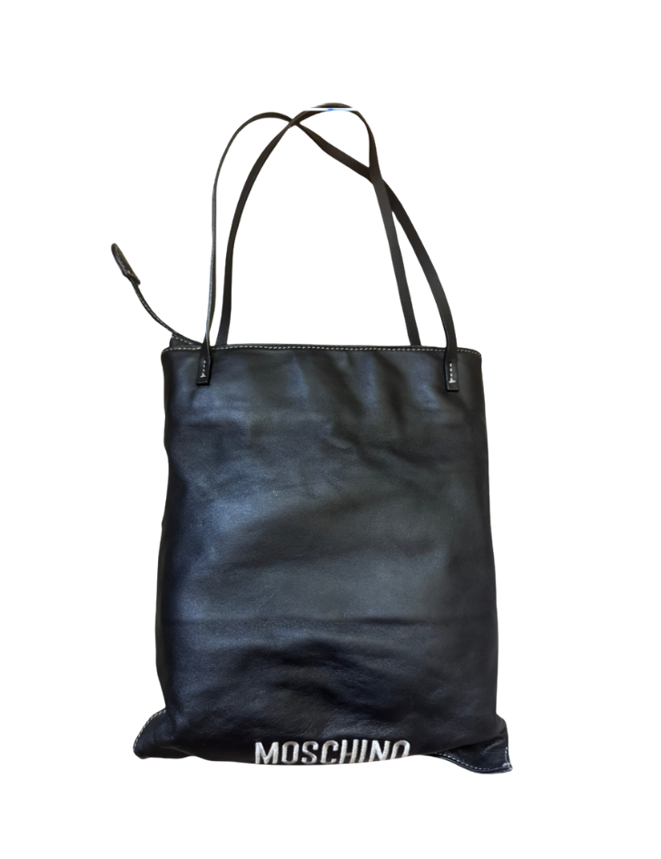 Moschino “Siamo Alla Frutta!” Felt Tote Bag