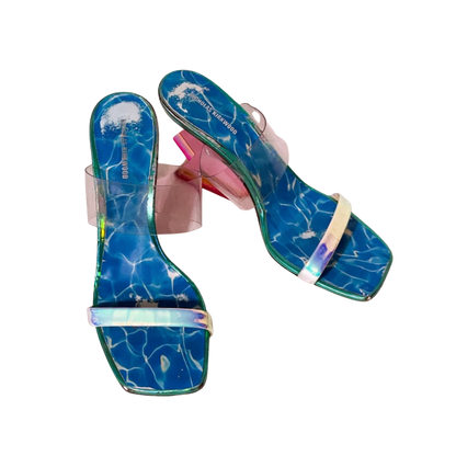 Nicholas Kirkwood Multicolored Aurora 90 PVC Sandals