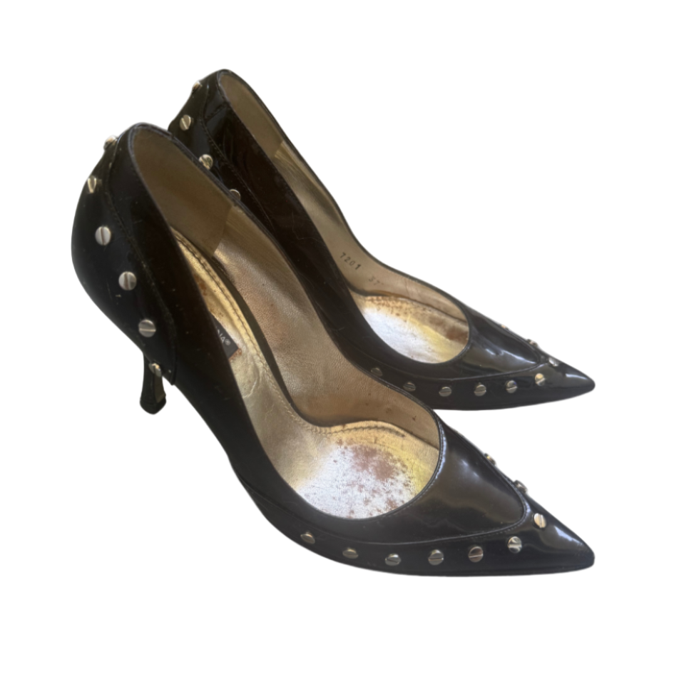 Dolce & Gabbana Studded Black Pumps