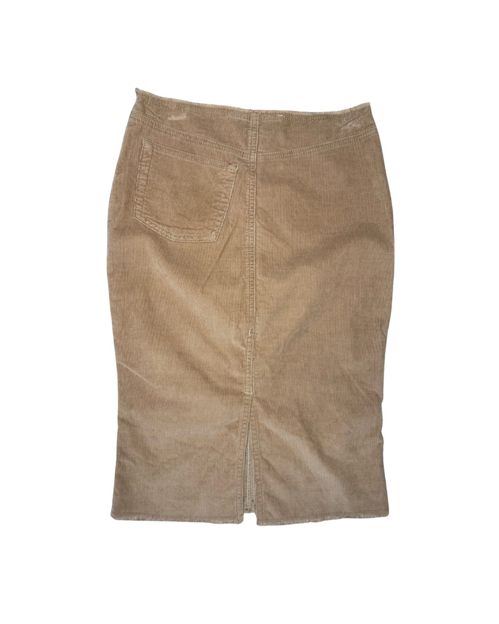 Guess Camel Corduroy Midi Skirt