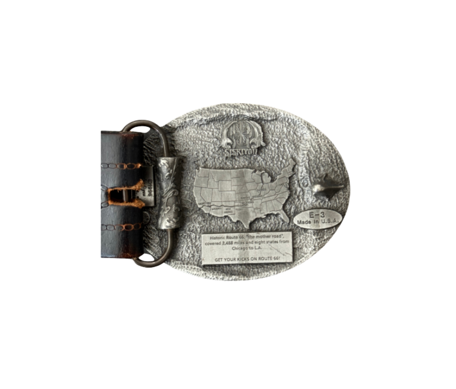 Vintage Unbranded Route 66 Belt