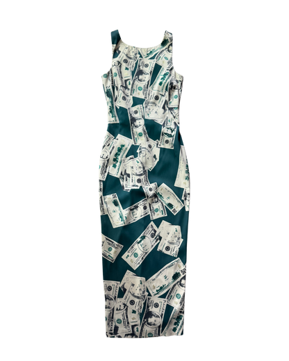 Dolce & Gabbana $100 Dollar Bill Money Dress