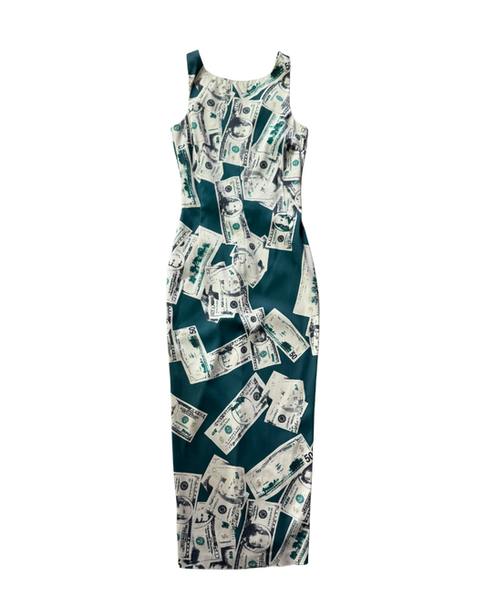 Dolce & Gabbana $100 Dollar Bill Money Dress
