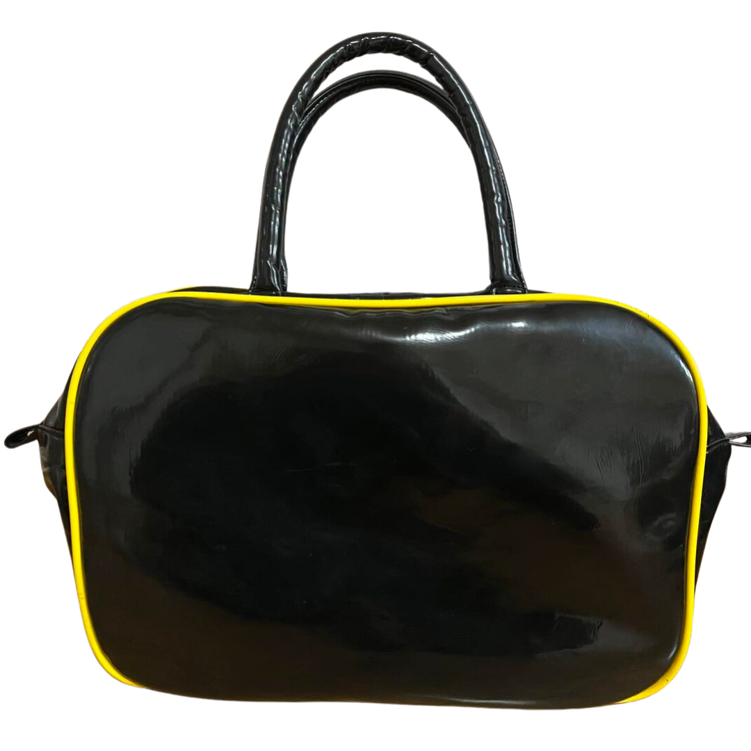 Moschino Money Sign Boston Bag