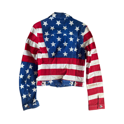 Dolce & Gabbana American Flag Denim Jacket