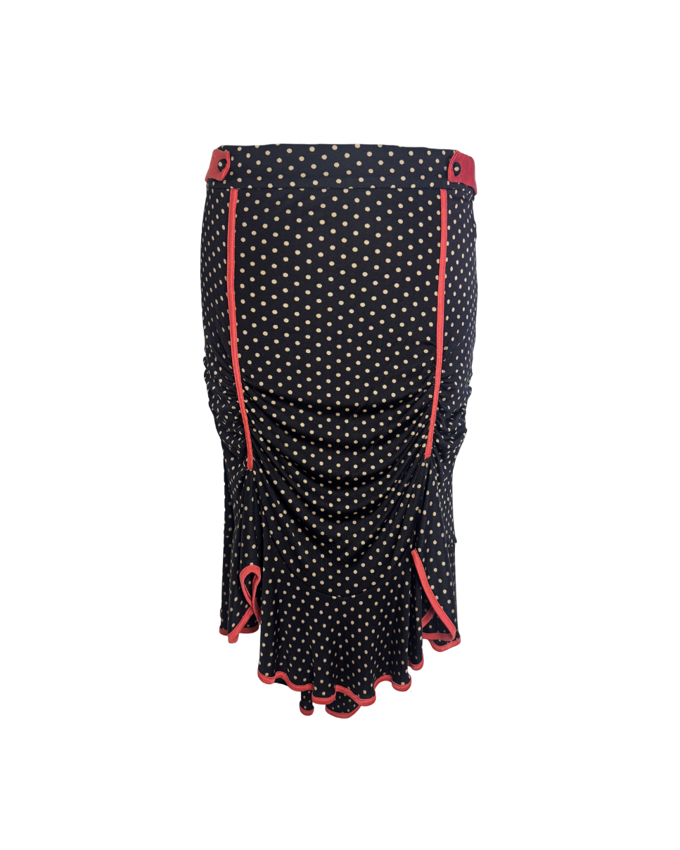 Sass & Bide Polka Dot Midi Skirt