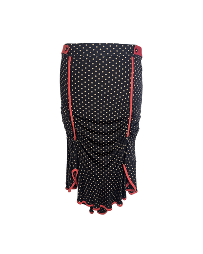 Sass & Bide Polka Dot Midi Skirt