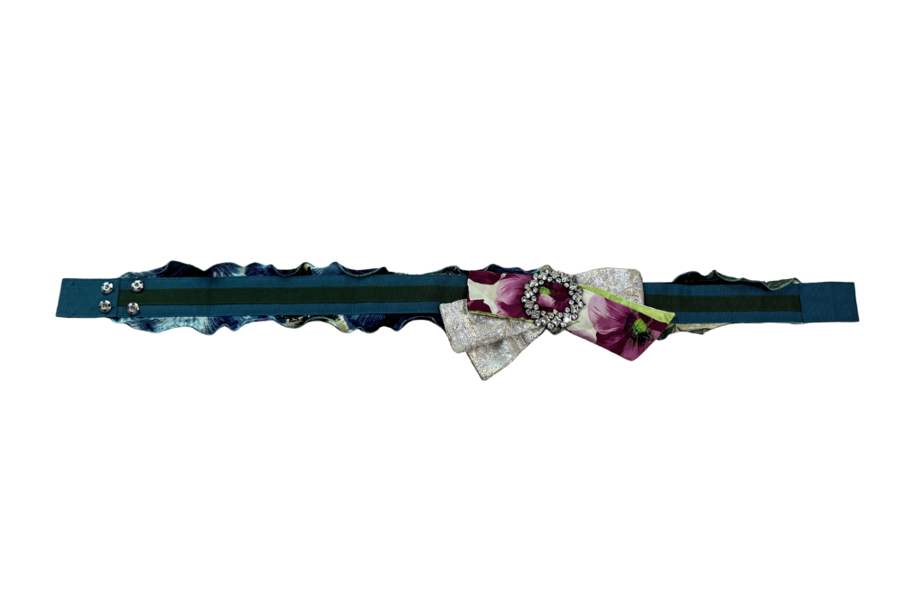 Dolce & Gabbana Floral Rhinestone Belt