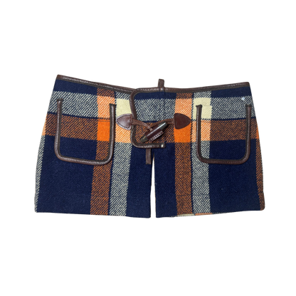 Dsquared² Plaid Mini Skirt