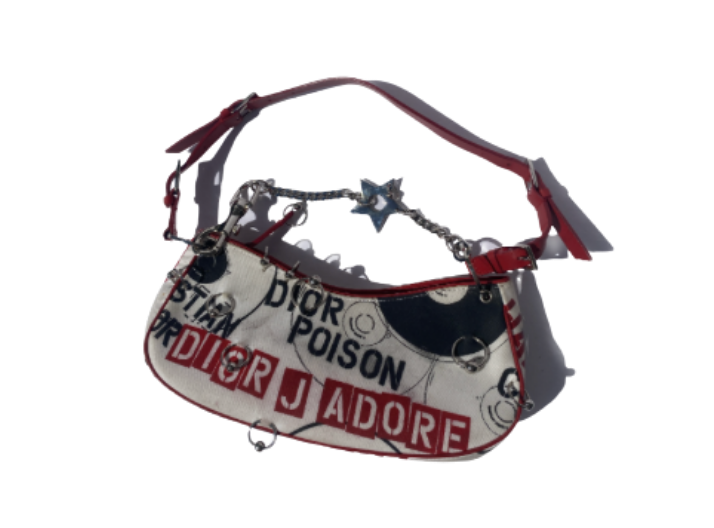 Christian Dior by John Galliano ‘Hardcore’ Pierced Shoulder Bag