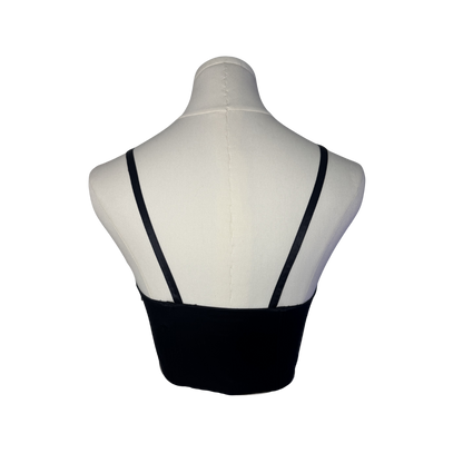 Versus Versace Satin Bustier Crop Top