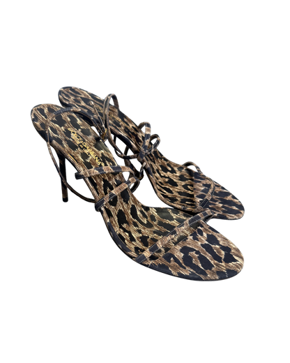 Dolce & Gabbana Leopard Strappy Heels