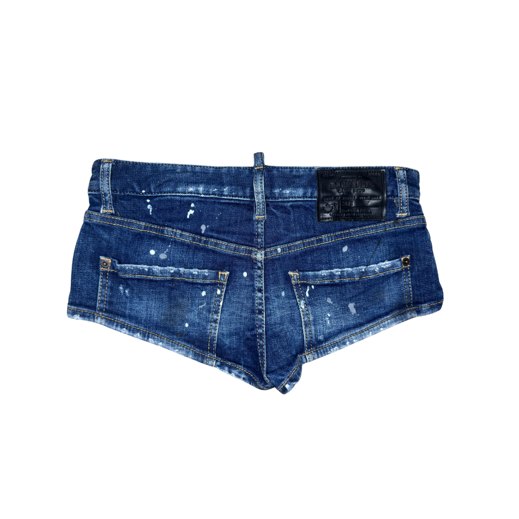 Dsquared² Denim Micro Mini Shorts