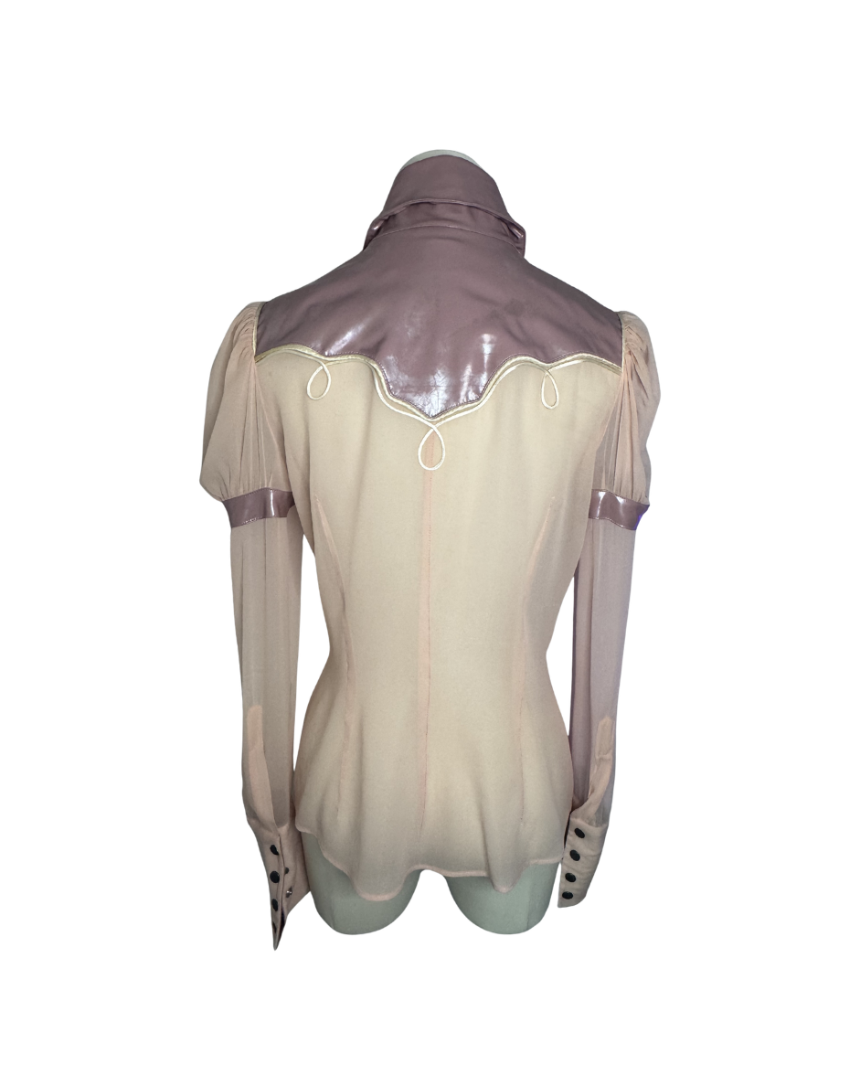 Dolce & Gabbana Pink Western Top