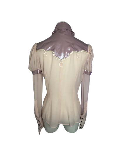 Dolce & Gabbana Pink Western Top