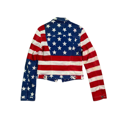 Dolce & Gabbana American Flag Denim Jacket