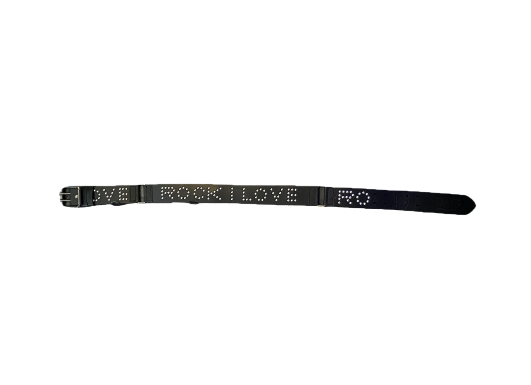 Dolce & Gabbana “Rock I Love” Studded Belt