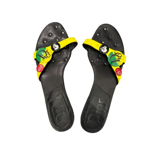Christian Dior ‘Victim’ Sandal Flats