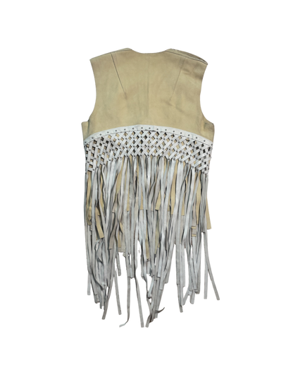 Chloé Suede & Leather Fringe Vest