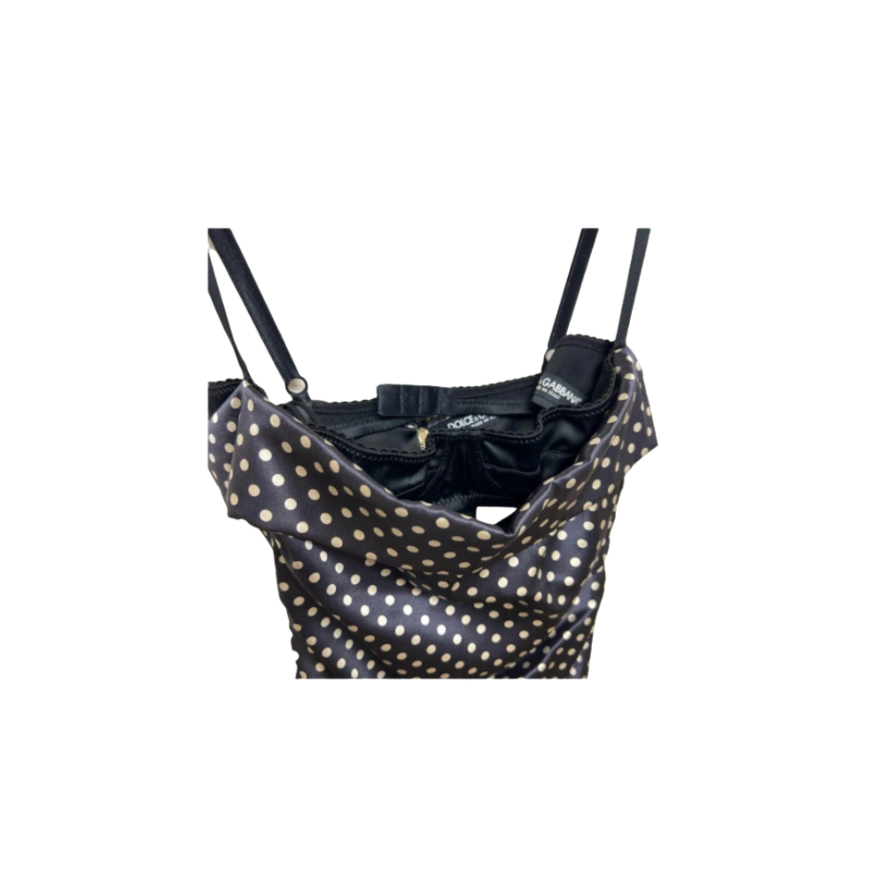 Dolce & Gabbana Polka Dot Silk Dress