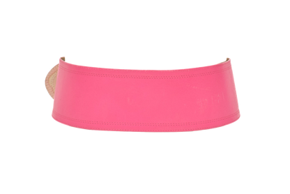 Saint Laurent Thick Pink Leather Belt