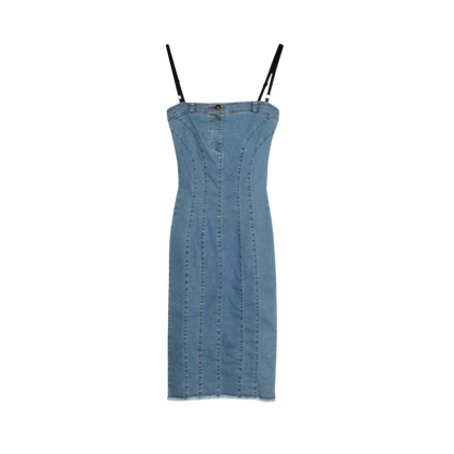 Dolce & Gabbana Denim Open Back Dress