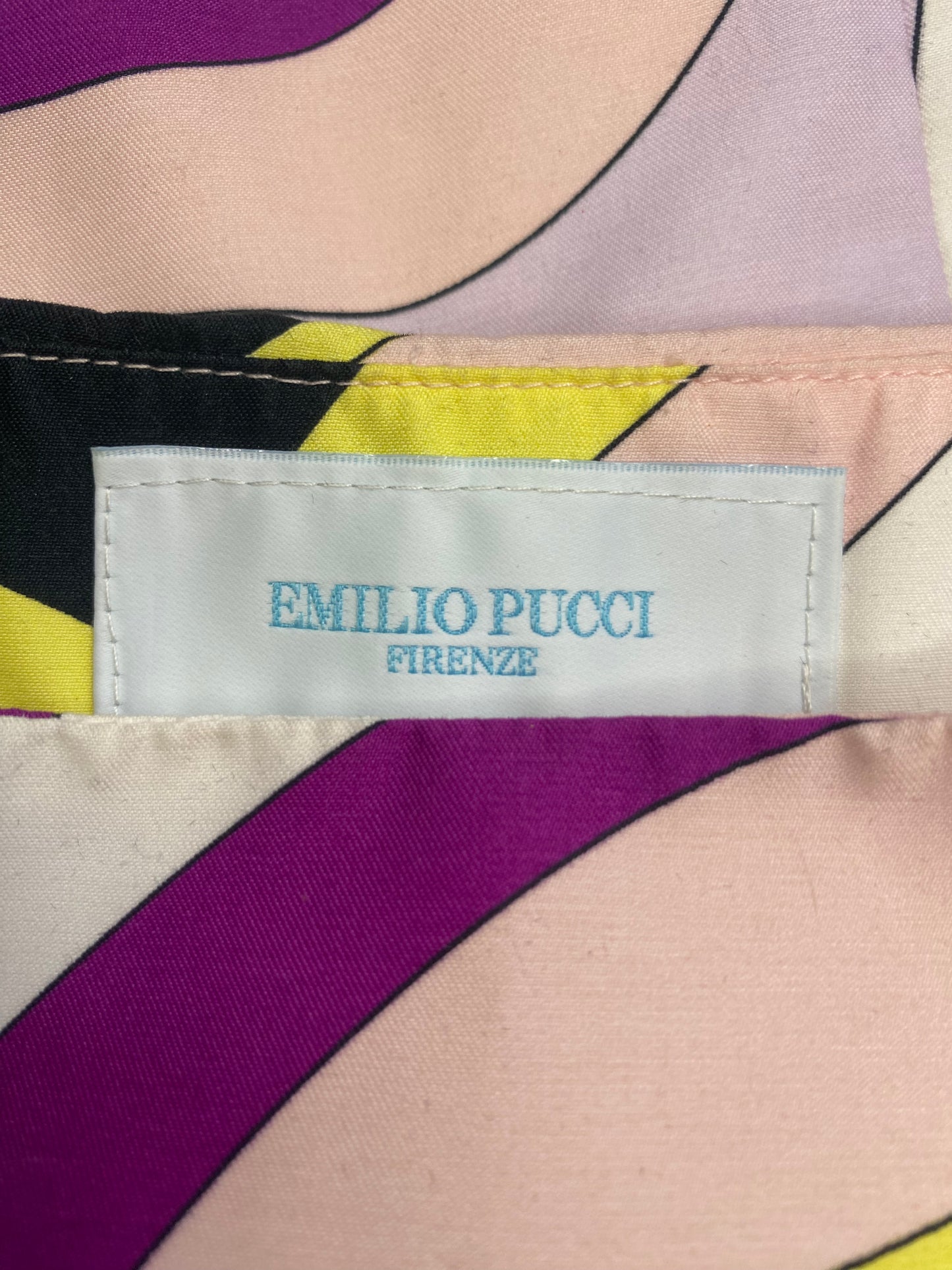 Emilio Pucci Printed Skirt w/ Belt