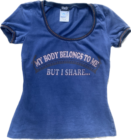 Dolce & Gabbana ‘’My Body” Top
