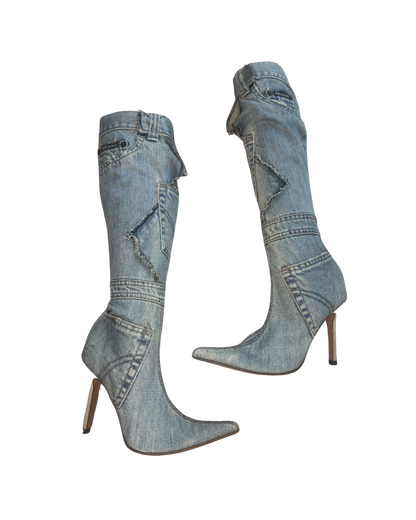 Dolce & Gabbana Denim Boots