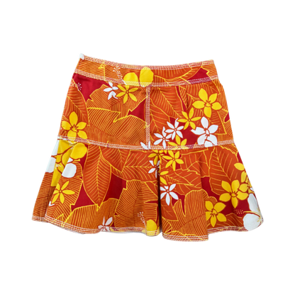 Dsquared² Denim Floral Print Skirt