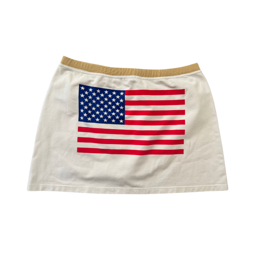 Dolce & Gabbana Beachwear American Flag Mini Skirt