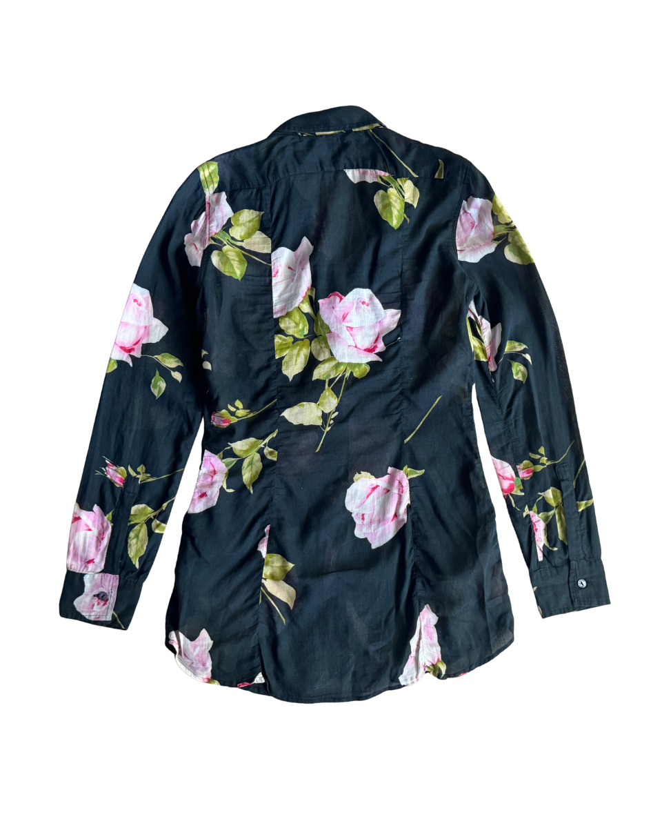 Dolce & Gabbana Rose Button-Up Top
