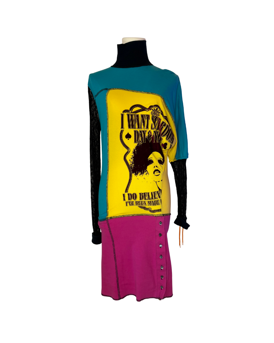 Dolce & Gabbana “I Want Stardom” Deformed Dress