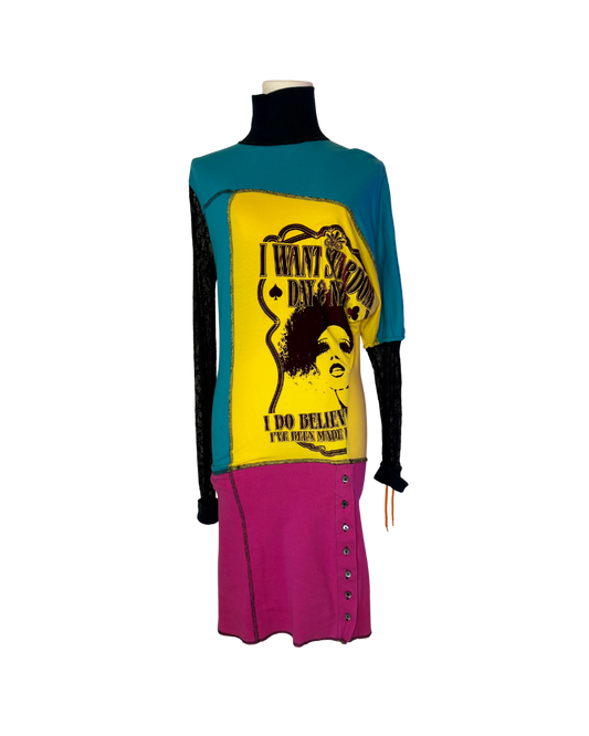 Dolce & Gabbana “I Want Stardom” Deformed Dress
