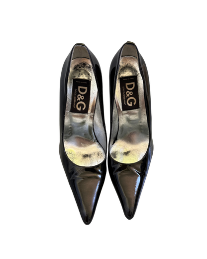 Dolce & Gabbana Black Patent Leather Pumps