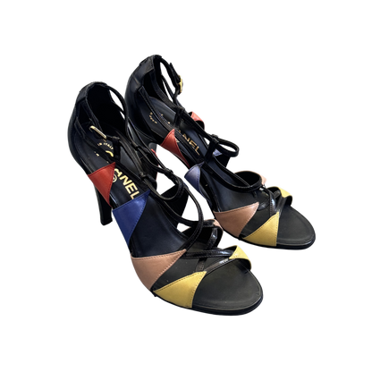 Chanel Multicolor Sandal Heels (Sample Piece)