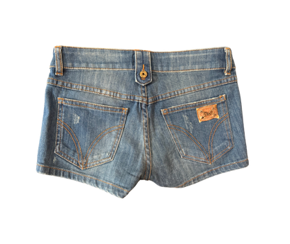Dolce & Gabbana Denim Micro Mini Shorts