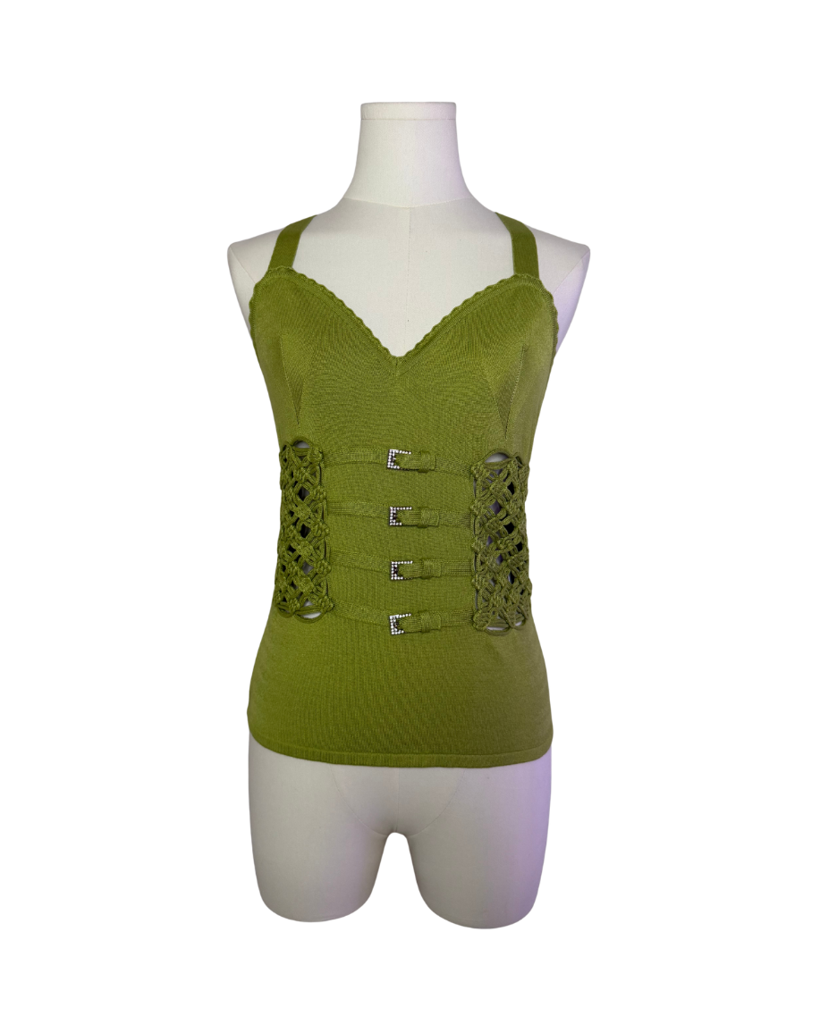 Valentino Green Knit Top