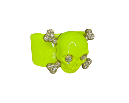 Blugirl Yellow Skull Bangle Bracelet