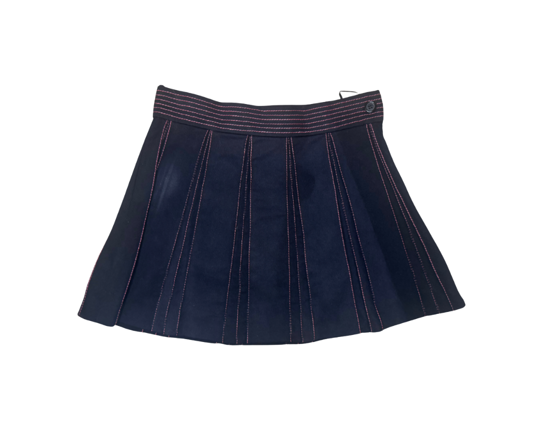 Valentino Pleated Mini Skirt