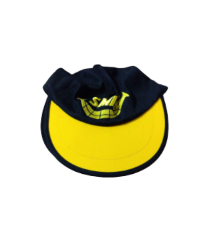 Moschino Cheap & Chic Double Brimmed Black Hat