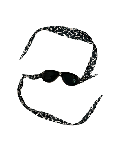 Roberto Cavalli Black Scarf Sunglasses